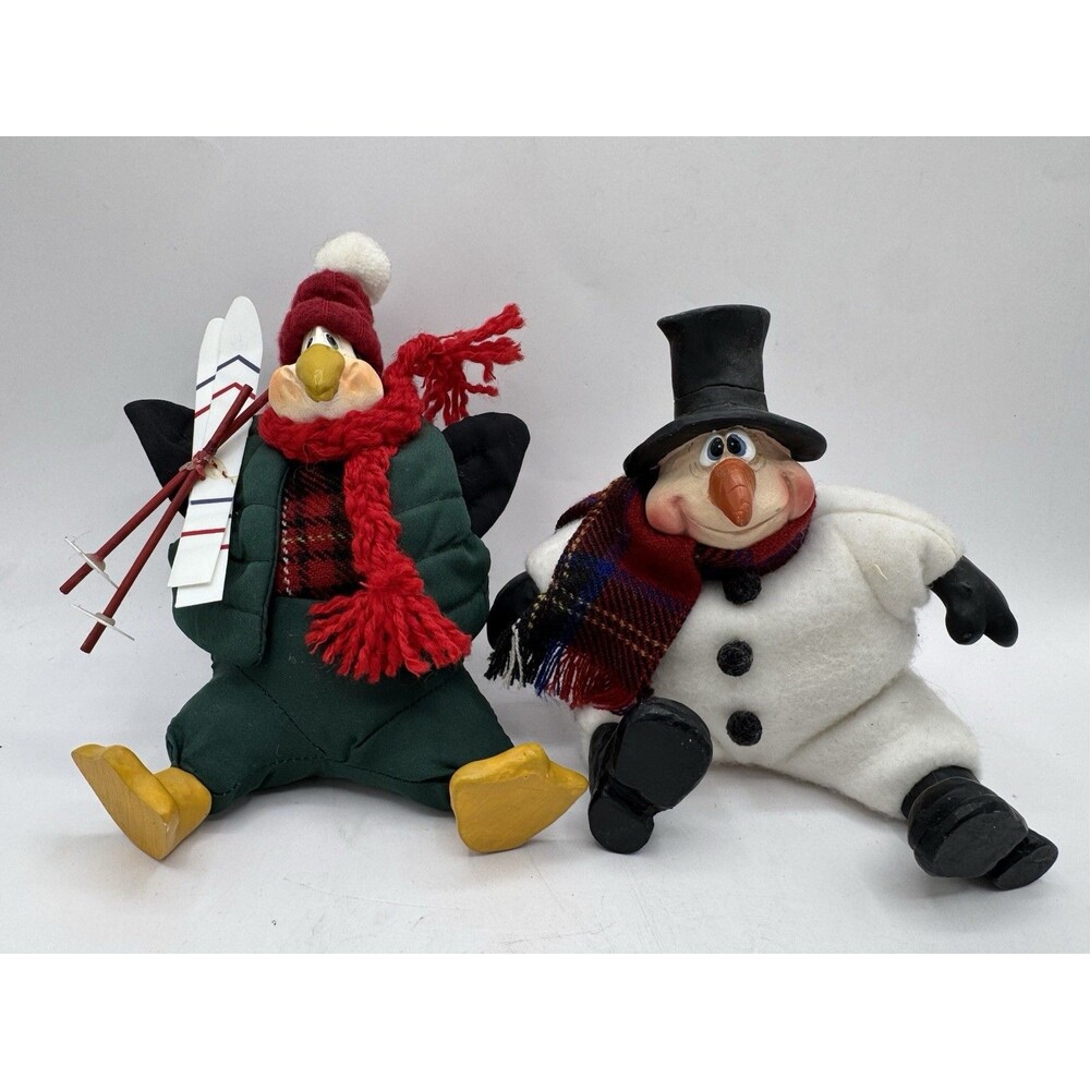 Russ Berrie Kathleen Berrie Christmas Igloo The Penguin Coal The Snowman